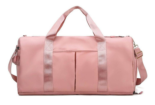 Bolso Duffel Viaje Deportivo Gimnasio Fitness 35l Rosado