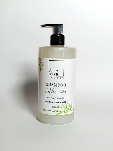 Shampoo Orgánico - Células Madre - 500ml - Manosalva Procare