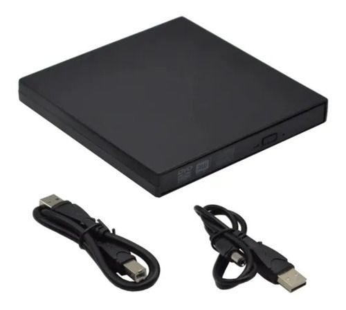 Imagen 3 de 5 de Unidad Quemadora Externa Slim, Cd, Dvd-rw Portable Usb 2.0
