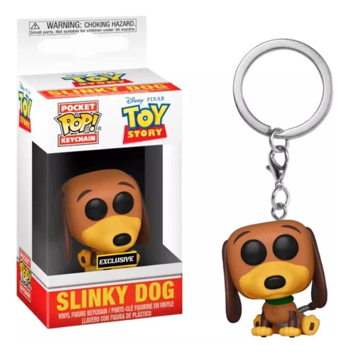 Llavero Funko Slinky Dog Toy Story Perro Salchicha Keychain!
