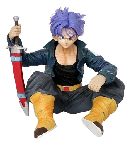Figura De Acción Y Colección Trunks Sentado Dragon Ball Z