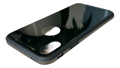 Para El iPhone X 10 360 ° Protección Caso Shell Negro Para A