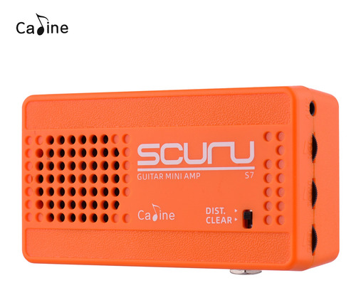Imagen 2 de 9 de Caline S7 Portátil Guitarra Mini Amplificador Altavoz 3w Con
