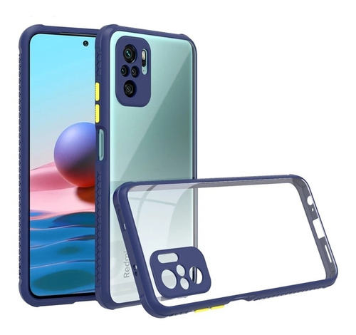 Forro Anti Golpes Redmi Note 9t 5g Con Protector En Cámara