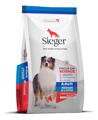 Sieger Adulto Medium Y Large 15kg.