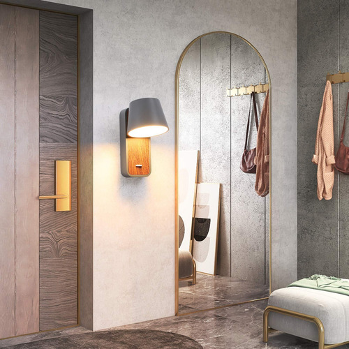 Lámpara De Pared Moderna Iluminación Montaje Interior Rotati