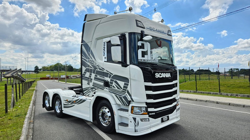 Scania R450 6x2 Ano 21 Highline Euro 5 Aut Ipva 2025 Pago!