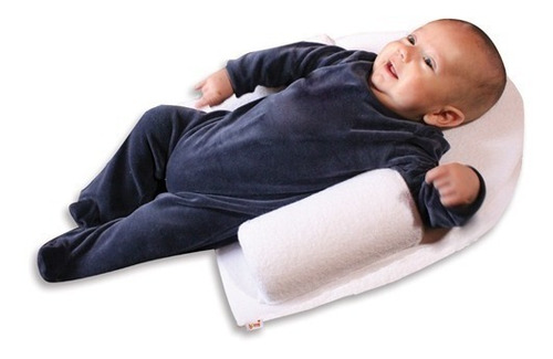 Cojin Antireflujo Para Bebe Bami Duerme Seguro Multiusos Blanco 
