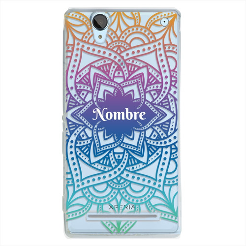 Funda Sony Xperia Mandalas Personalizada Con Tu Nombre