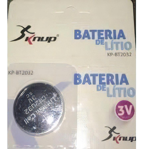 Pilha Knup Lithium CR2032 Botão