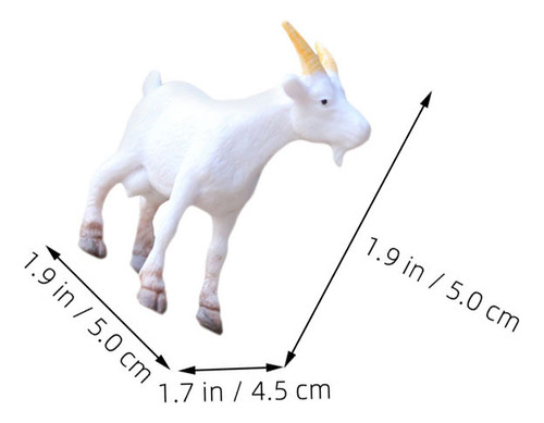 12 Figuras De Ovejas En Miniatura: Modelos De Animales De Gr