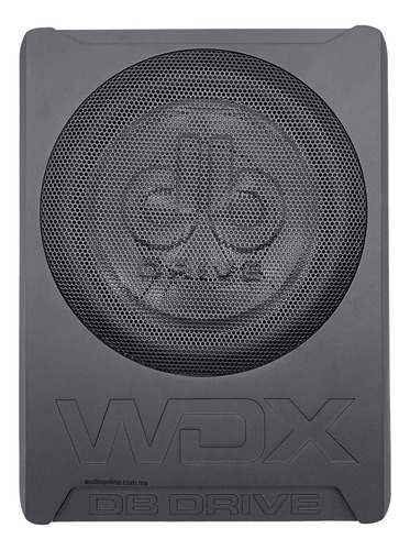 Subwoofer Plano Amplificado Para Automóvil Db Drive Wdx-as10 Negro