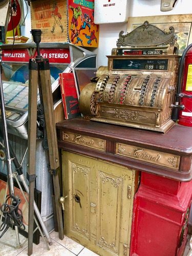 Antiguo Antigua Telefono Radio Rockola Publicidad Vitrola