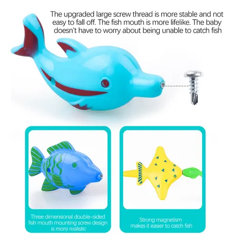 28 Unidades Play Water & Tic Fishing Game Summer Toy, Piscin