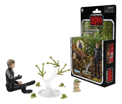 Star Wars Vintage Collection Luke Skywalker E Grogu 10 Cm