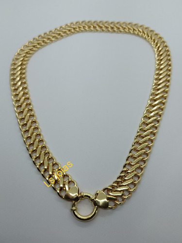Conjunto Corrente E Pulseira Lacraia Ouro 18k