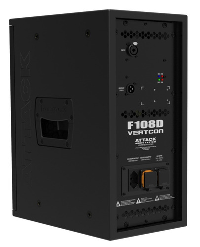 Sistema Pa Attack Caixa Ativa Vertcon F108d + Sub Grave S112