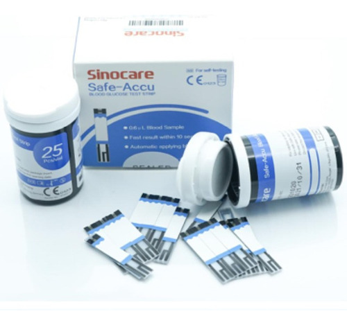Glicemia 1 Caja X 50 Tiras Modelo Safe-accu