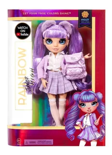 Muñeca Violet Willow Rainbow High Junior High Fashion Doll
