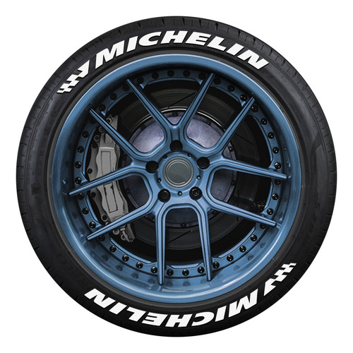 Adesivo De Pneu - Michelin + Michelin + Bandeira