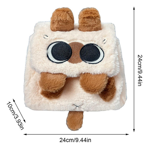 Mochila Con Forma De Gato Bolsa De Peluche Para Gatos Lindo