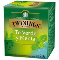 Comprar Te Twinings Té Verde Y Menta Caja X 10 Saquitos De 20 Gramos