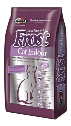 Imagen 1 de 1 de Alimento Frost Super Premium Cat Indoor para gato adulto sabor mix en bolsa de 3kg
