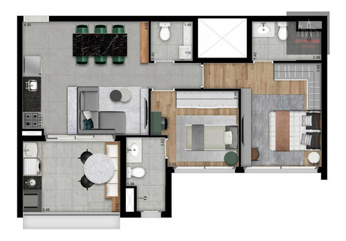 Imagem 24 de 25 de Apartamento À Venda Com 2 Suítes Localizado No Brooklin Próximo A Estação Brooklin - Tc950