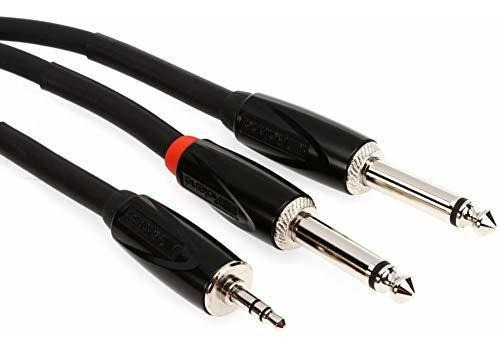 Cable Trs Macho De 3,5 Mm A Dual Ts Macho De 1/4 PuLG, 15 Pi