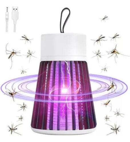 Luminaria Mata Mosquito Armadilha Eletrica Repelente Choque