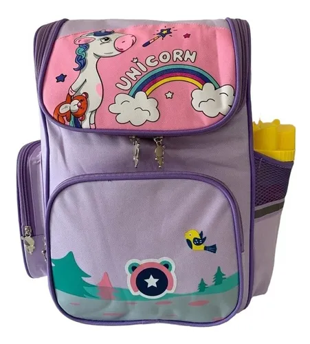 Mochila Niña Kawaii Unicornio