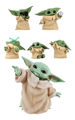 Baby Yoda Set X 10 Importado