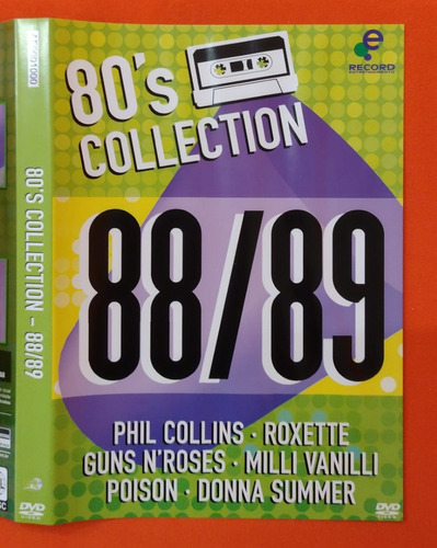 Dvd 80s Collection 88/89 Phil Collins Roxette Guns N Roses