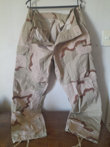 Pantalón De Combate Militar Us Army Desértico Talla L