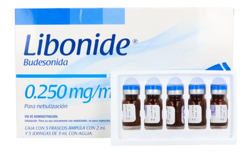 Libonide 0.250mg/ml Caja Con 5 Frascos Ámpula