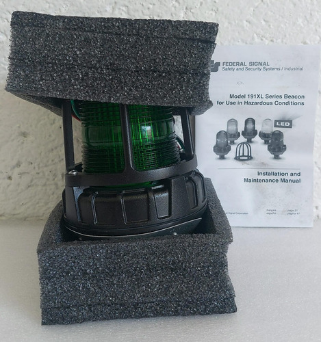 Luz Verde Federal Signal 191xl-024gs 24vac/dc