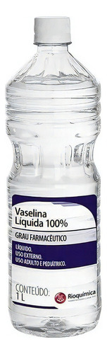  Vaselina Liquida 100%  ( 1 Litro  ) Unidade Rioquimica