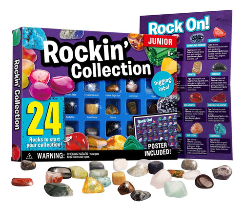 Xx Toys Rocks Collection - Juego Educativo De 24 Piezas De .