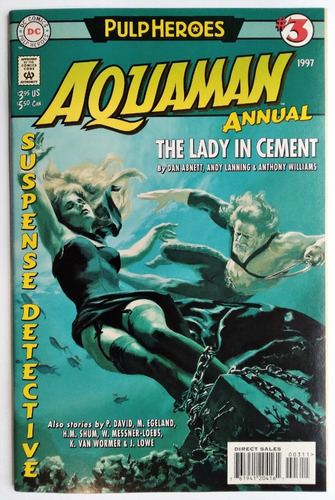Aquaman Annual 3 Dc Comics 1997 Pulp Heroes Peter David.