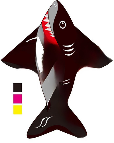 Shark Black Grey Shark De 1,6 M, Nueva Cometa Shark Dolphin