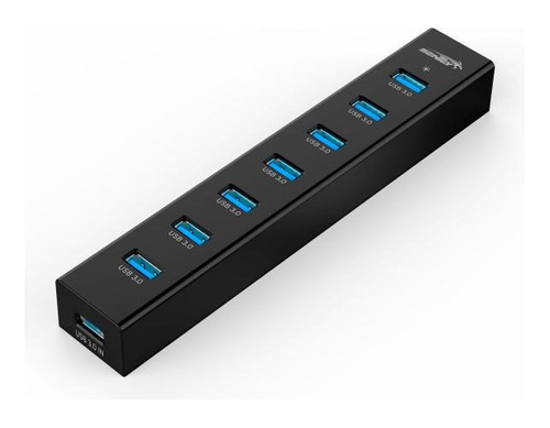 Hub Sentey  7 Puertos Usb 3.0 Compatible Windows, Mac, Linux