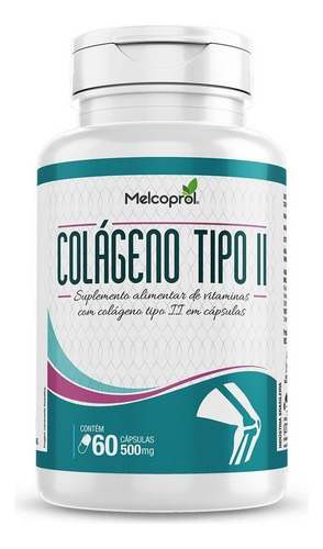 Colágeno Tipo 2 Uc2 60caps Melcoprol Total 60caps Sabor Neutro