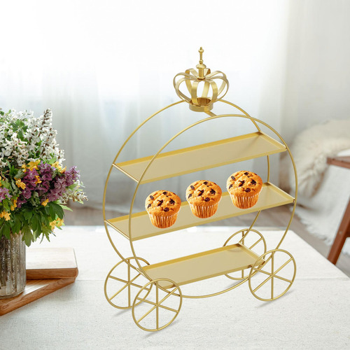 Suporte Para Cupcake De 3 Camadas, Bandeja De Servir, Prato