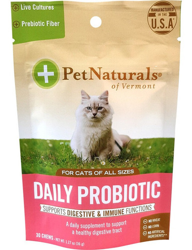 Pet Naturals Probióticos Gatos 36 Grs