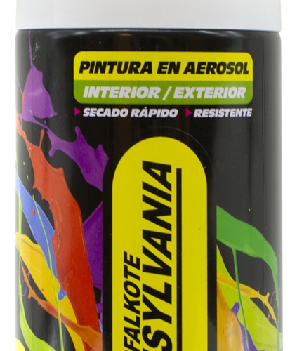 Imagen 5 de 9 de Pintura En Aerosol 400ml Blanco Mate Pennsylvania
