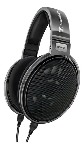 Auriculares Sennheiser Hd650 con auriculares negros con cable
