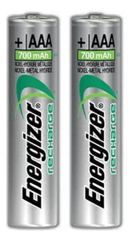 Blister 2 Pilas Recargables Energizer Aaa 700mah Factura A B