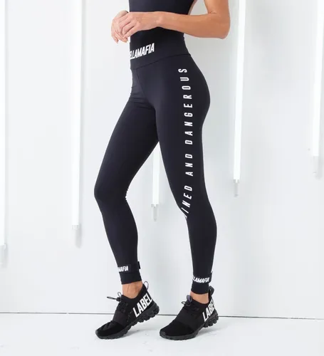 Calça Legging Labellamafia Strap Essentials Preta