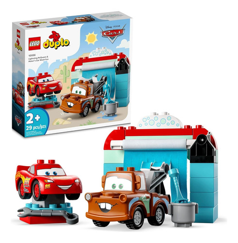 Lego Duplo Disney Cars Lightning Mcqueen & Mater's Car Wash 