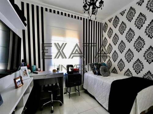 Imagem 13 de 18 de Cobertura Duplex No Panamby, Com 237,46m² De Área Útil, 3 Vagas,3 Dormitórios (sendo 2 Suítes), 2 Banheiros Sala De Estar, Sala Com Lareira Escritório, Cozinha Varanda. - Cb00114 - 70450719